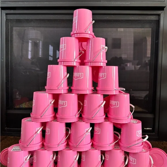 Pink and blue Mini Buckets for Parties - Picture 1 of 1